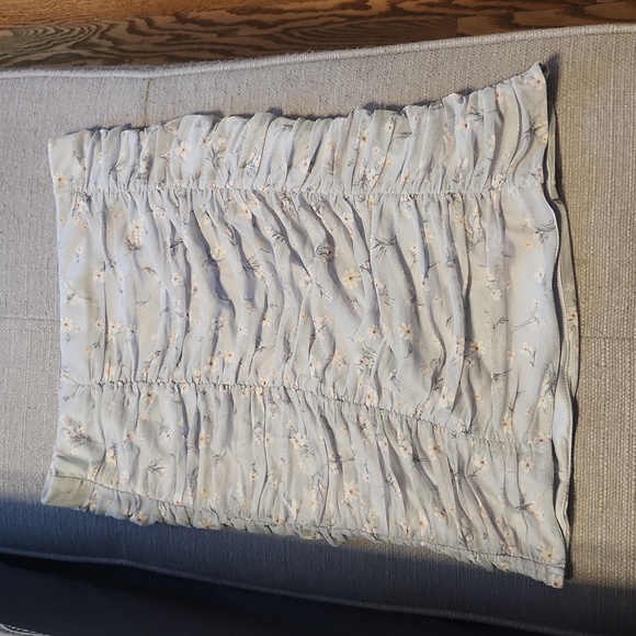 NWOT Honey Ruched floral mini skirt - Picture 1 of 4